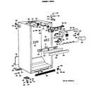 GE TBX19PATMRBB cabinet parts diagram