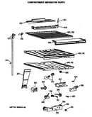 Compartment separator parts