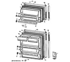 GE MTH16CYSGRWH doors diagram