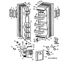 GE MSX22BRSBWH doors diagram