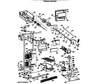 GE MSX22GRSBAD freezer section diagram