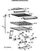 Compartment separator parts
