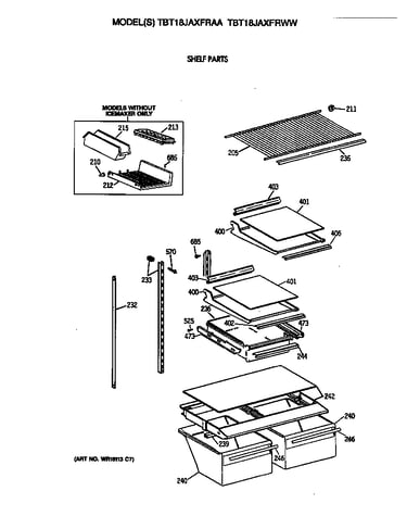 Shelf parts