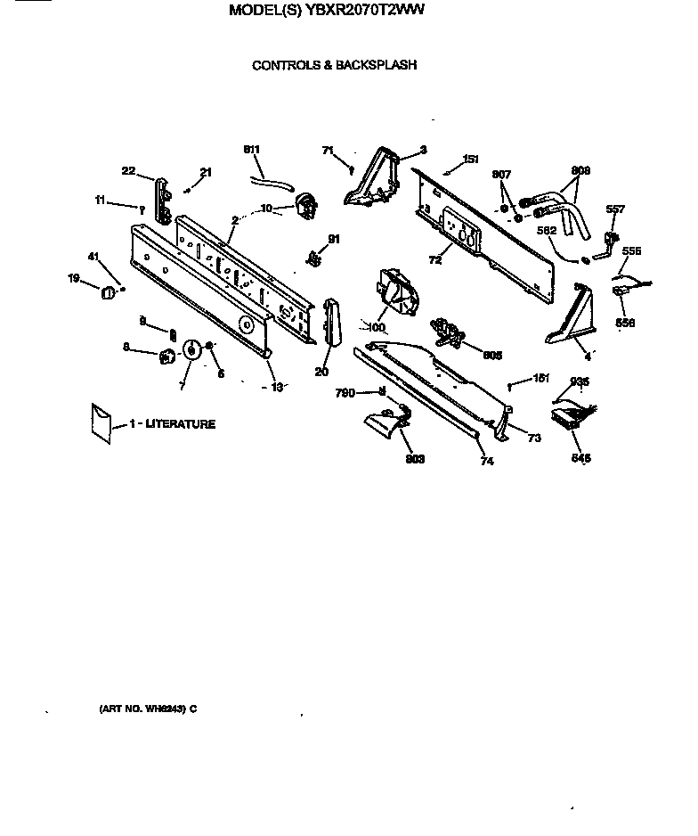 Controls & backsplash