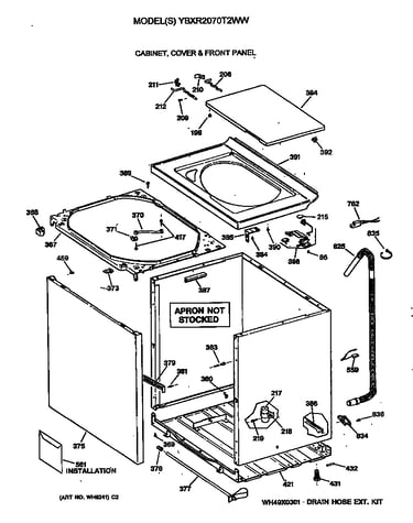 Cabinet, cover & front panel