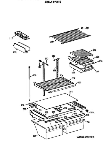 Shelf parts
