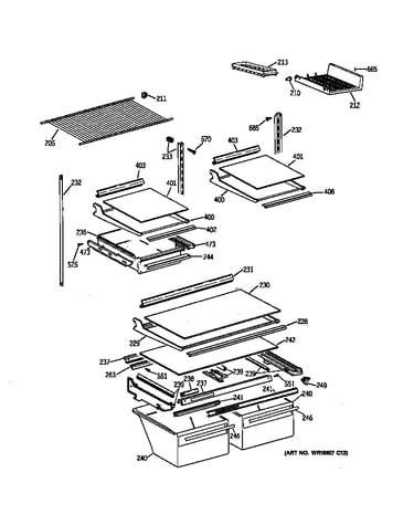 Shelf parts