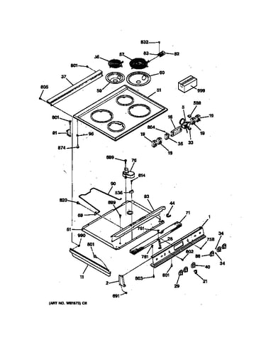 Control panel & cooktop