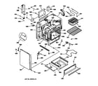 GE JSS26GV1BG body parts diagram