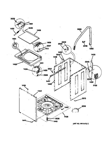 Washer - cabinet