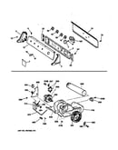 Backsplash, blower & drive assembly