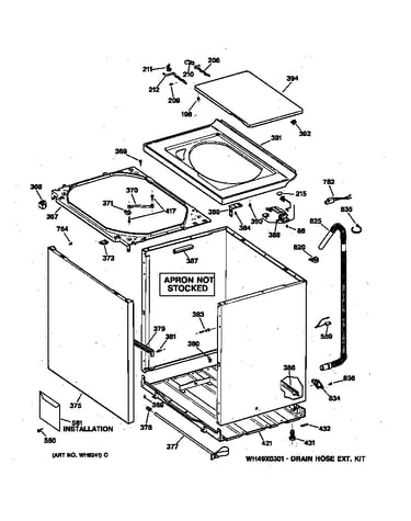Cabinet, cover & front panel