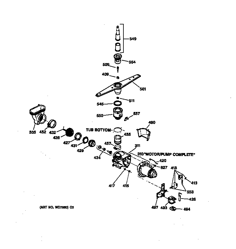 MOTOR-PUMP MECHANISM