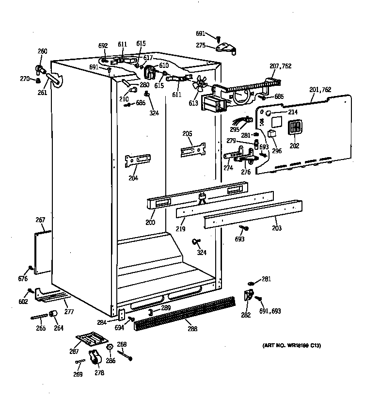 Cabinet parts