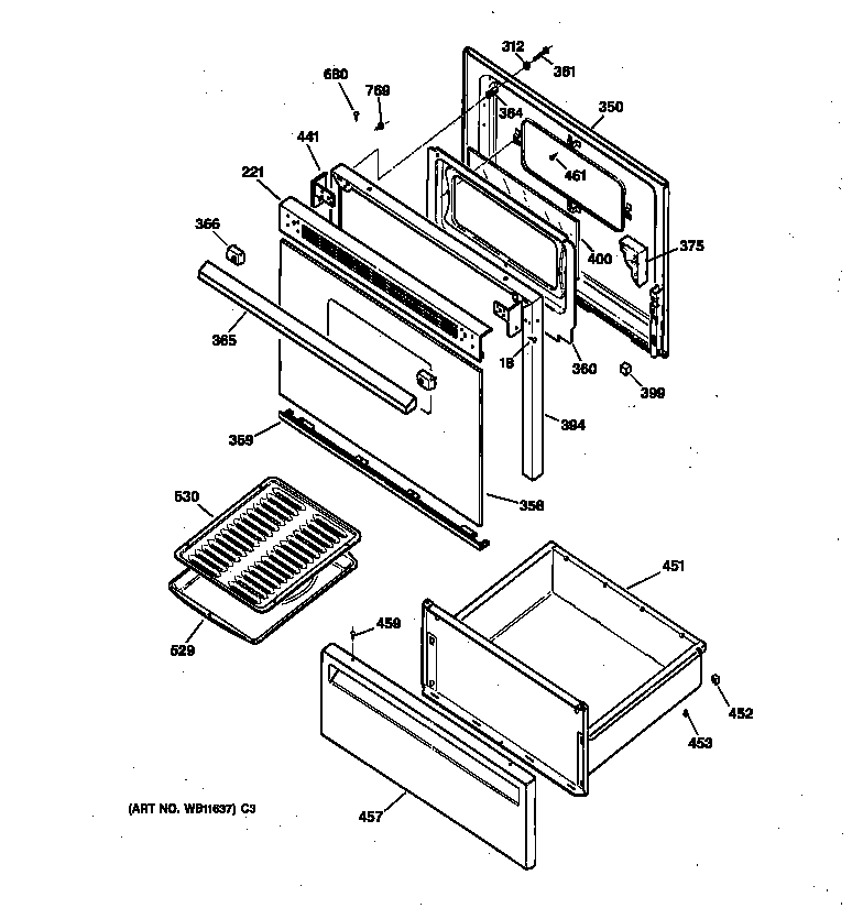 Door & drawer parts