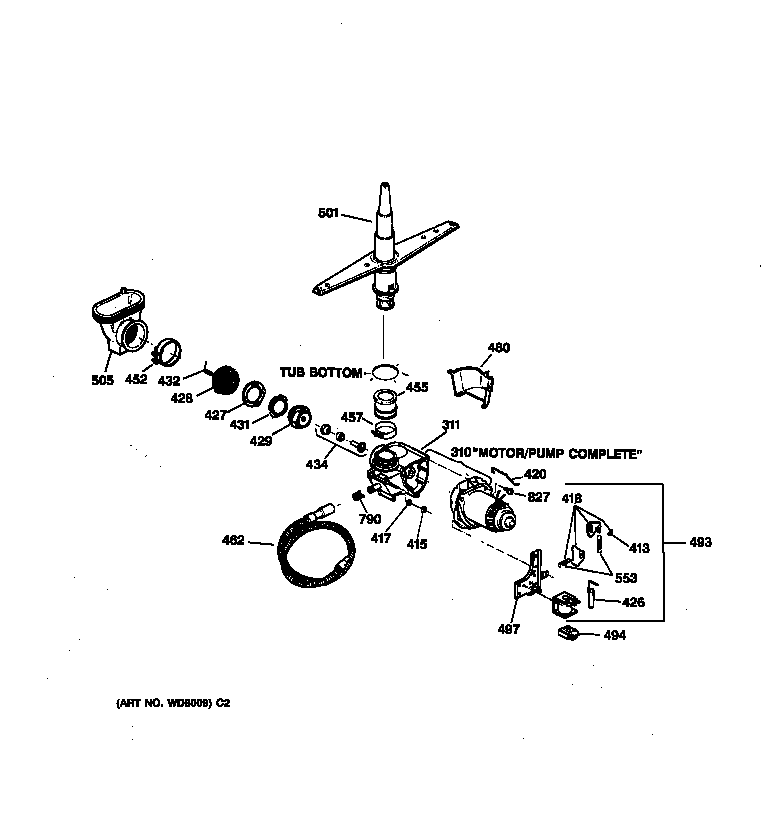 MOTOR-PUMP MECHANISM