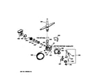 Hotpoint HDA3230Z00WW motor-pump mechanism diagram