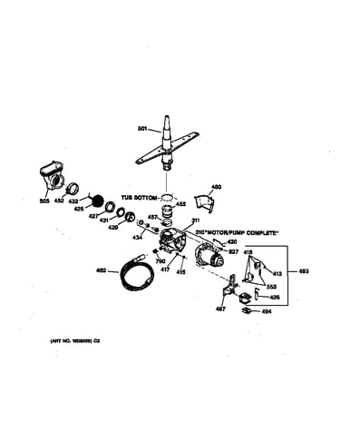 Motor-pump mechanism