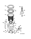 Tub, basket & agitator