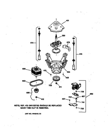 Suspension, pump & drive components