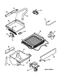 Evaporator, ice cutter grid & water parts