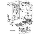 GE TBG16DAZCRAD cabinet diagram