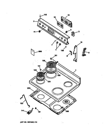 Cooktop & control panel