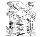 GE TFH22PRXFAA freezer section diagram