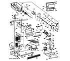 GE TFG20JRXFWW freezer section diagram