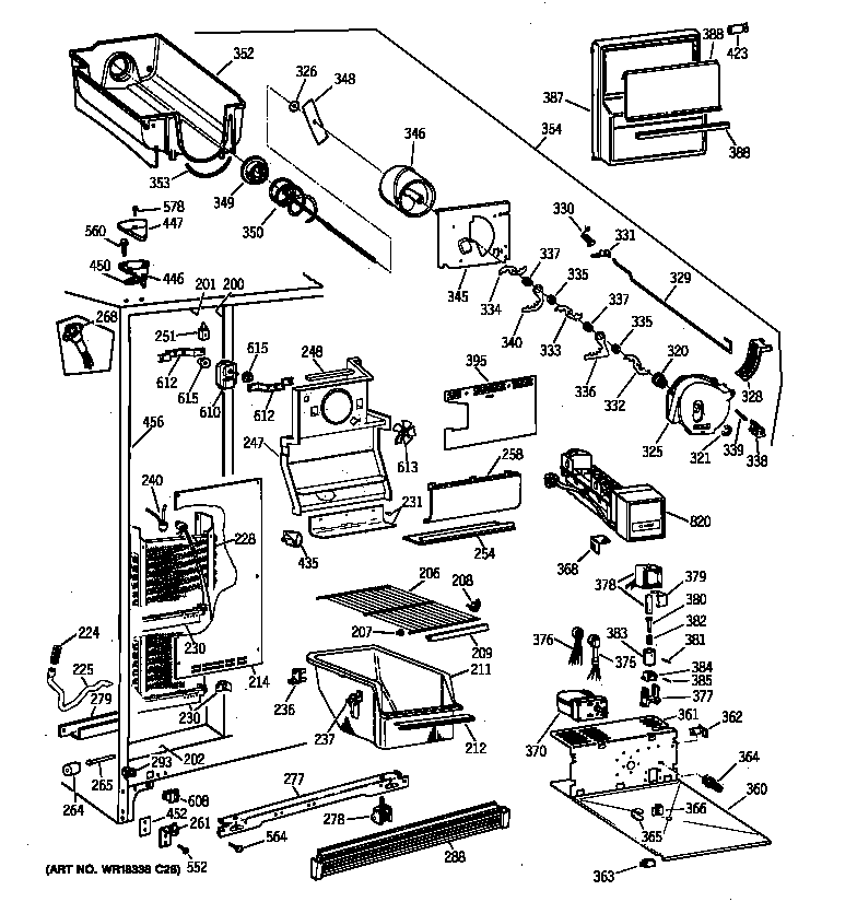 Freezer section