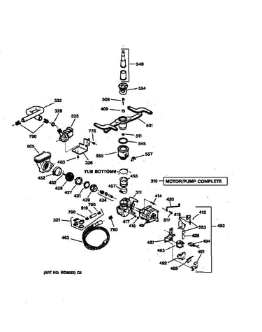 Motor-pump mechanism