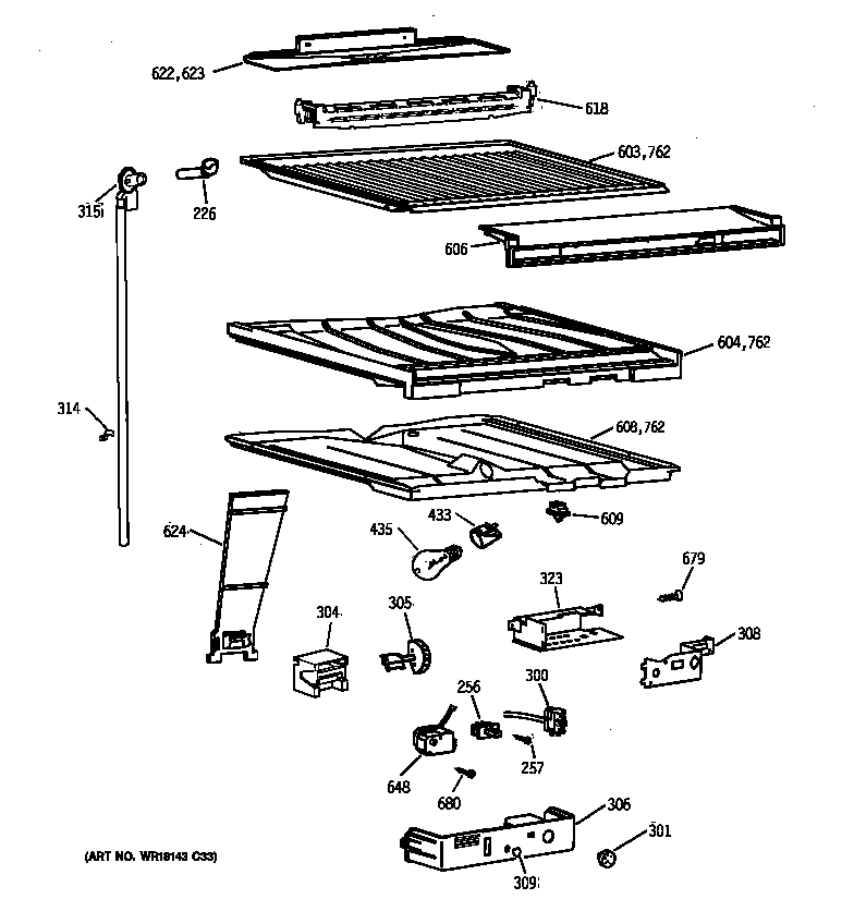 Compartment separator