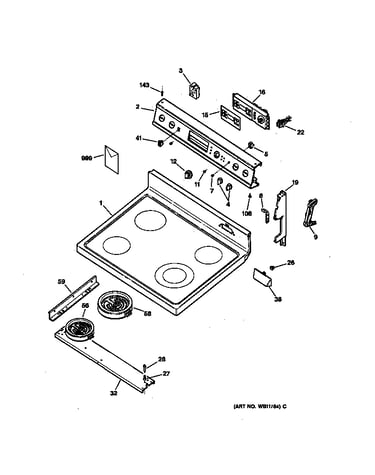 Cooktop & control panel