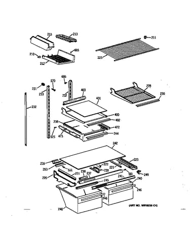 Shelf parts