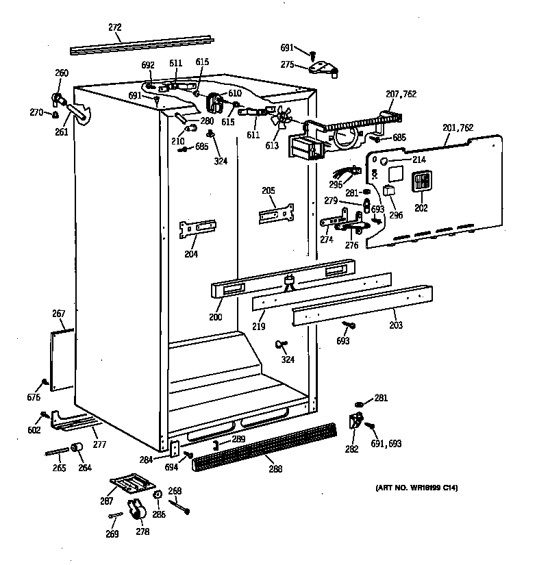 Cabinet parts