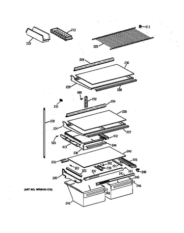 Shelf parts