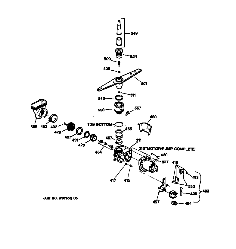 Motor-pump mechanism