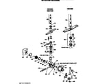 GE GSC580S03 motor-pump mechanism diagram