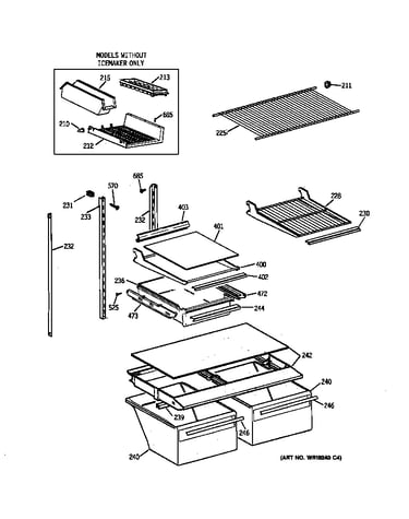 Shelf parts