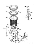 Tub, basket & agitator