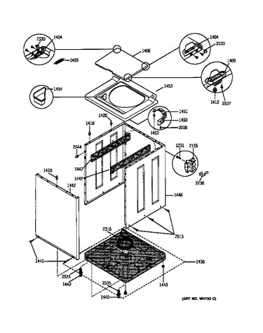 Washer cabinet
