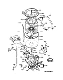Washer-tubs, hoses & motor