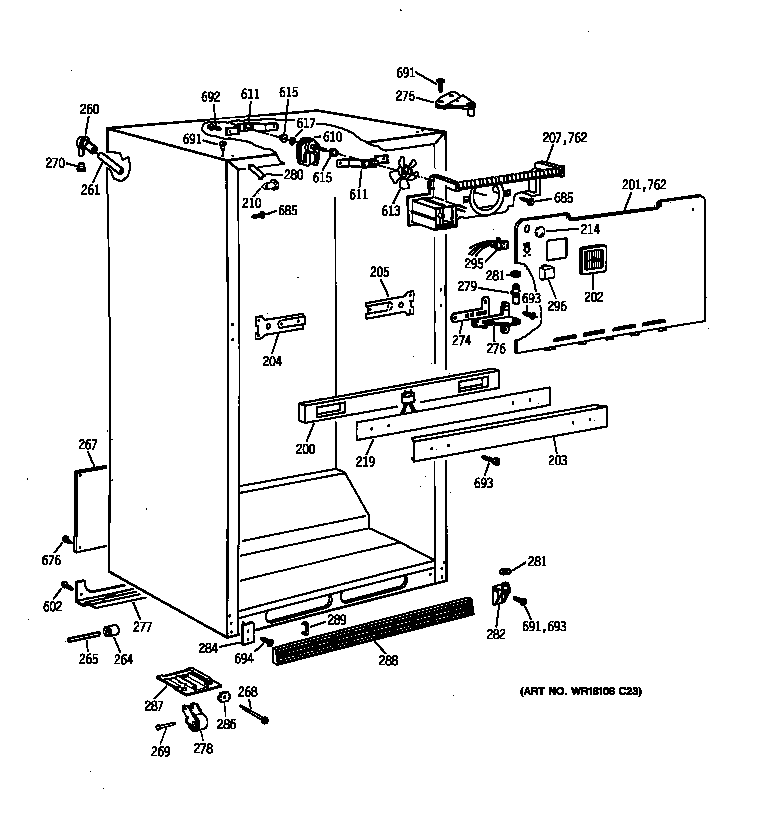 Cabinet parts