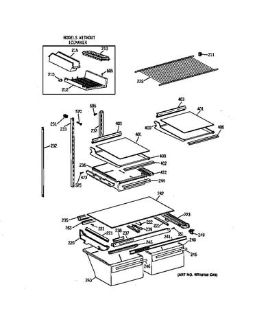 Shelf parts