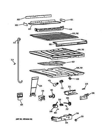 Compartment separator parts