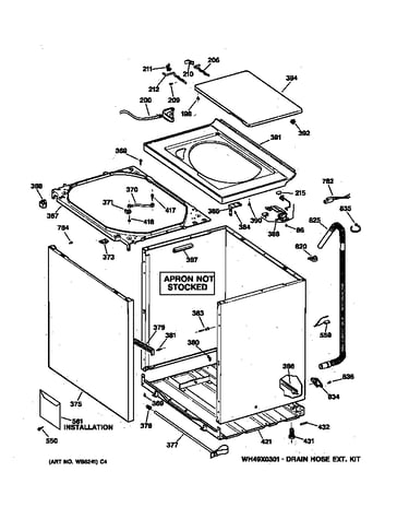 Cabinet, cover & front panel
