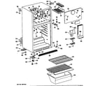 GE TBX16SYSFRAD cabinet diagram