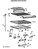 Compartment separator parts