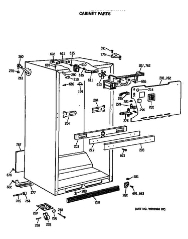 Cabinet parts
