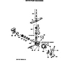 GE LUD3100V60WB motor-pump mechanism diagram